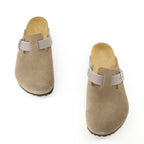 Sapatos abertos Mules Boston Birkenstock Marrom Homme