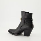 Stivaletti Stivali alla caviglia Medusa '95 Versace Nero Femme