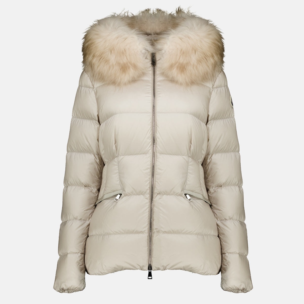 Beige Boed Daunenjacke