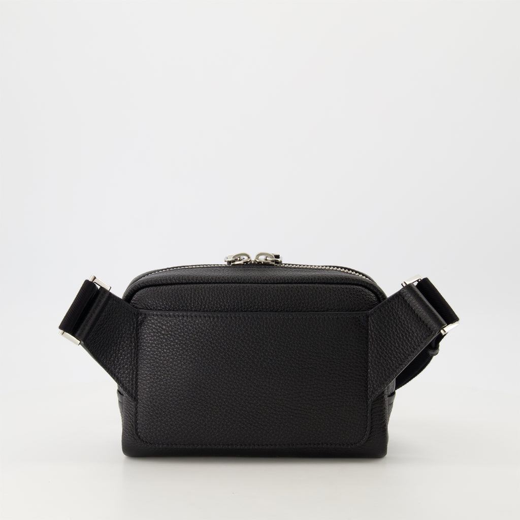Bolsos bandolera Bolso de Hombro de Cuero Prada Negro Homme