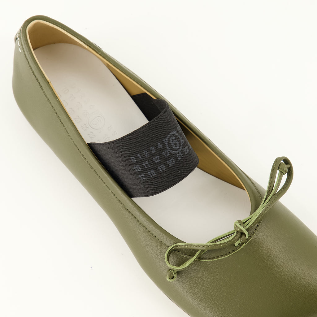 Chaussures plates Anatomic Numeric Kaki Ballerinas Mm6 Kaki Femme