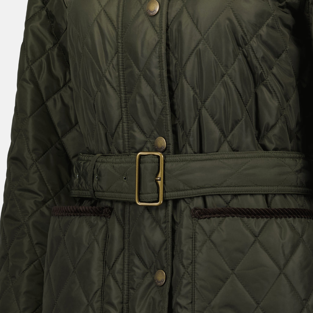 Vestes Veste matelassée Burberry Kaki Femme