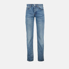 Pants Straight Jeans Ami PARIS Blue Homme