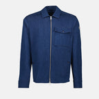 Camisas Chemise en denim Moncler Azul escuro Homme
