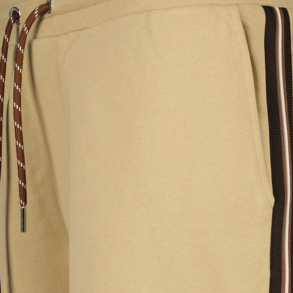 남성을 위한 몽클레르의 베이지색 면 반바지 이미지 - 2026 봄여름 시즌 - 상세 뷰_2