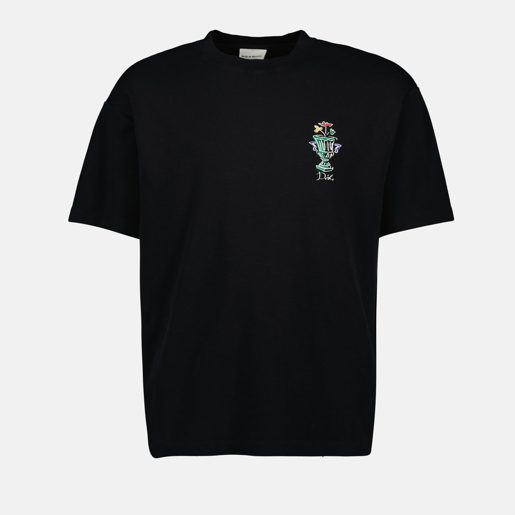 티셔츠 T-shirt vase Drole De Monsieur 검은색 Homme