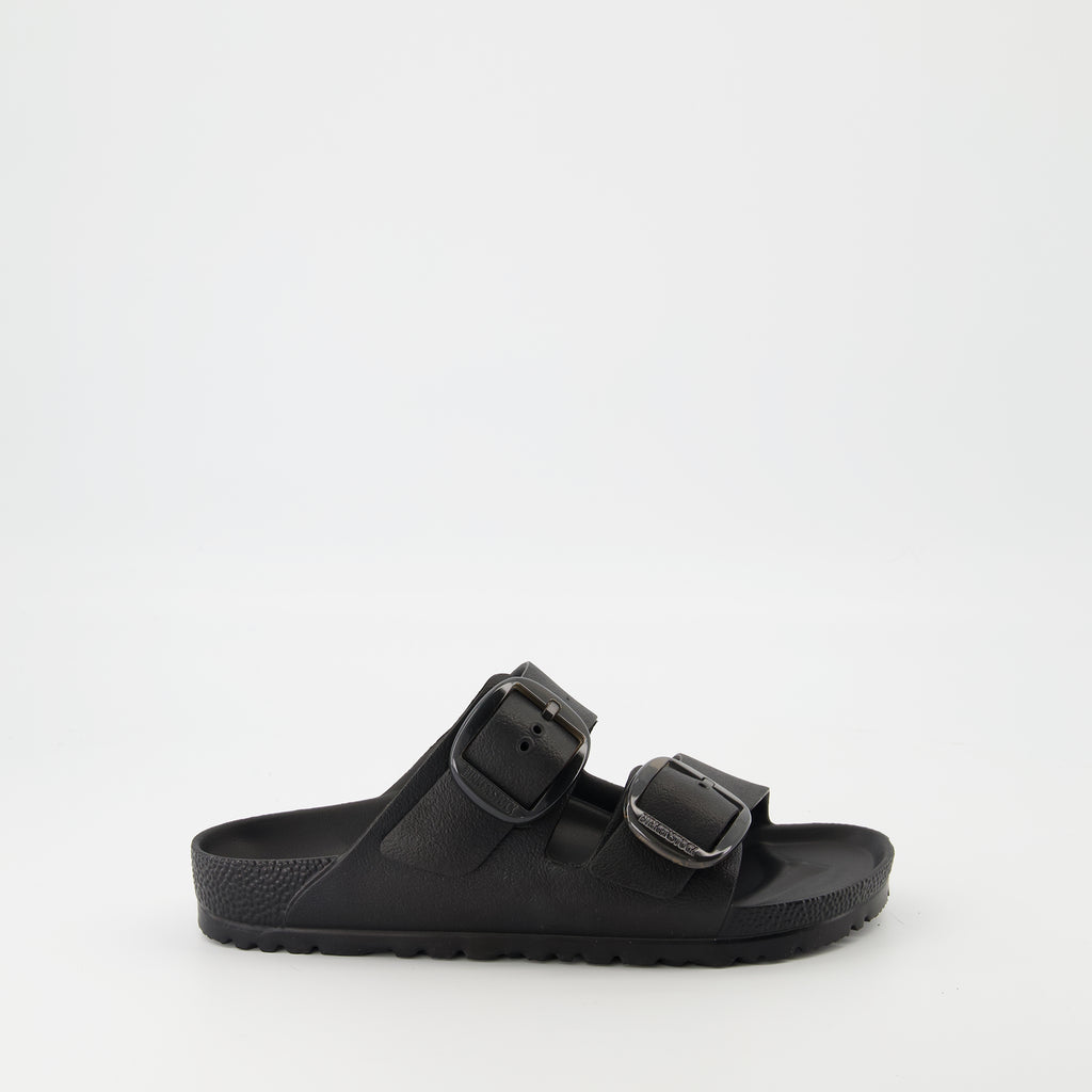 Chaussures ouvertes Arizona Big Buckle Sandals Birkenstock Noir Femme