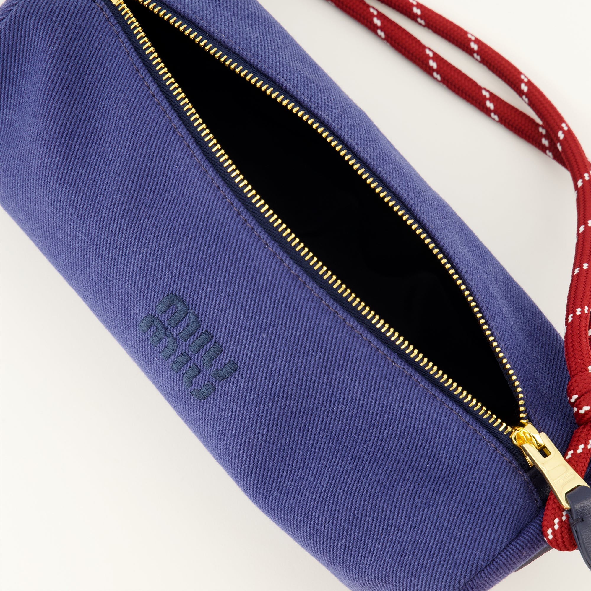 Sacs à main et épaule Clutch de Gabardina Azul Marino Miu Miu Bleu foncé Femme