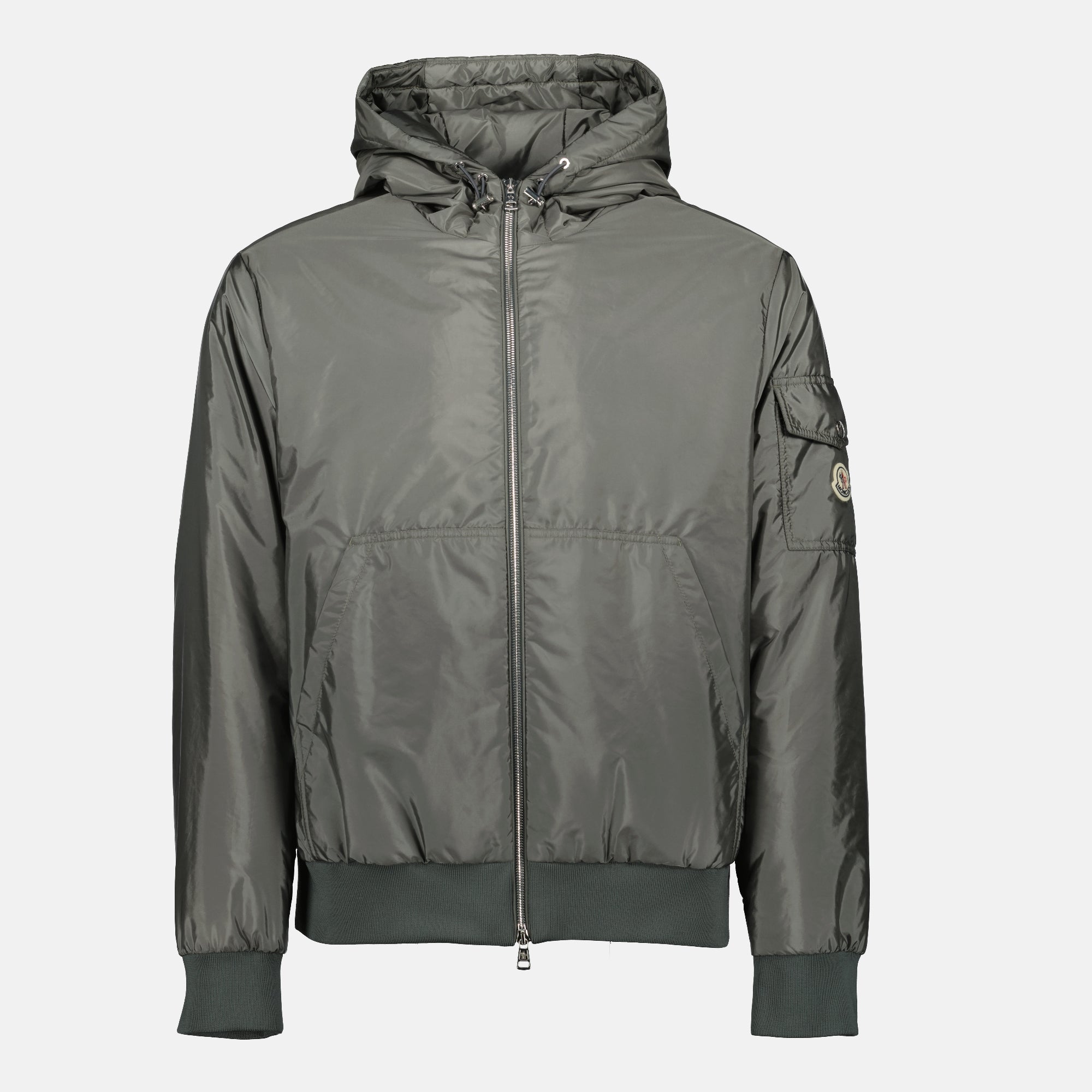 Image de l'article Veste bomber Poiliot grise de la marque Moncler pour Homme - Saison Automne-Hiver 2025 - Vue de Face