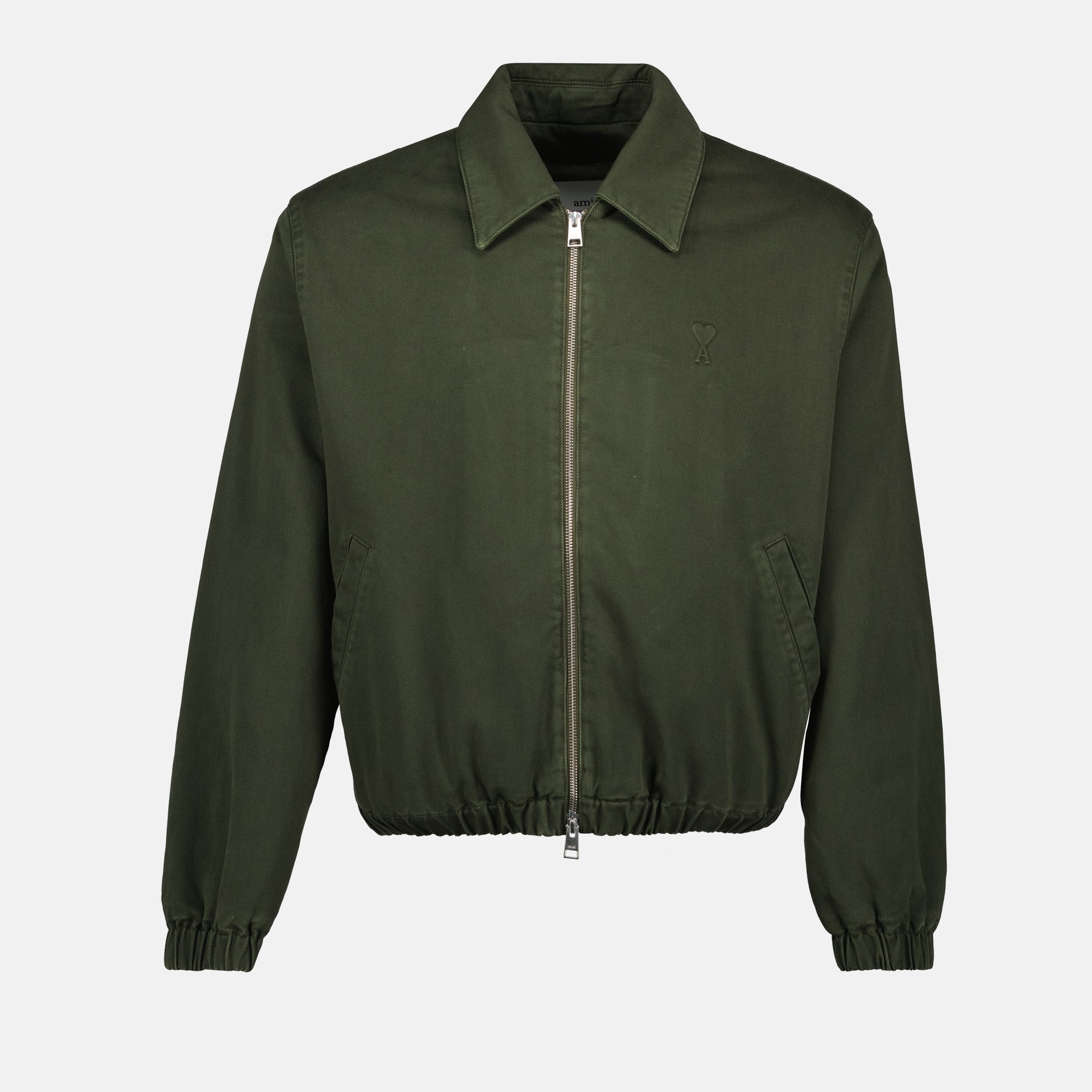 Jackets Zipped Bomber Ami de coeur Ami PARIS Khaki Homme