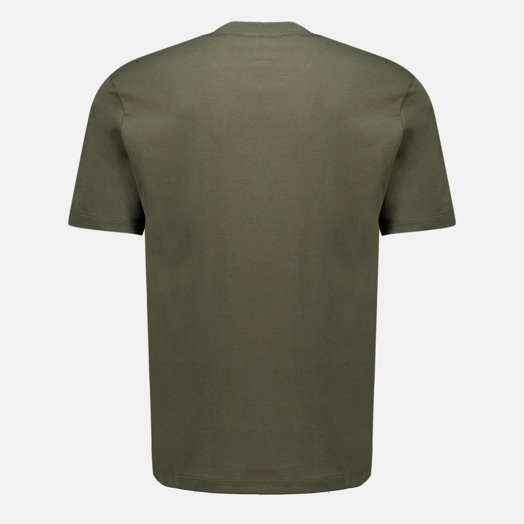 T-shirts T-Shirt de Algodão Kaki Fendi Vert Homme