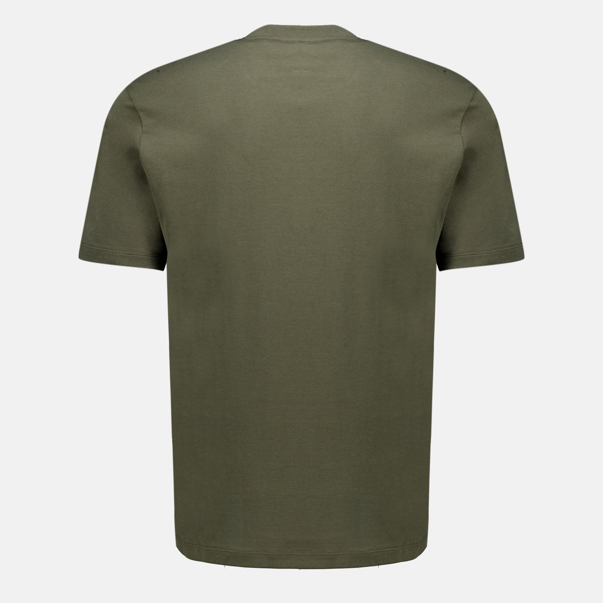 T-shirts Kaki Cotton T-Shirt Fendi Vert Homme