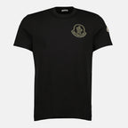Image of the Moncler brand logo T-shirt for Men - Autumn-Winter 2025 - Front View