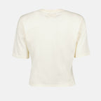 T-shirt T-shirt à logo Prada Beige Femme