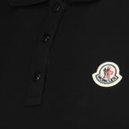 Polos Polo con Logo Moncler Negro Femme