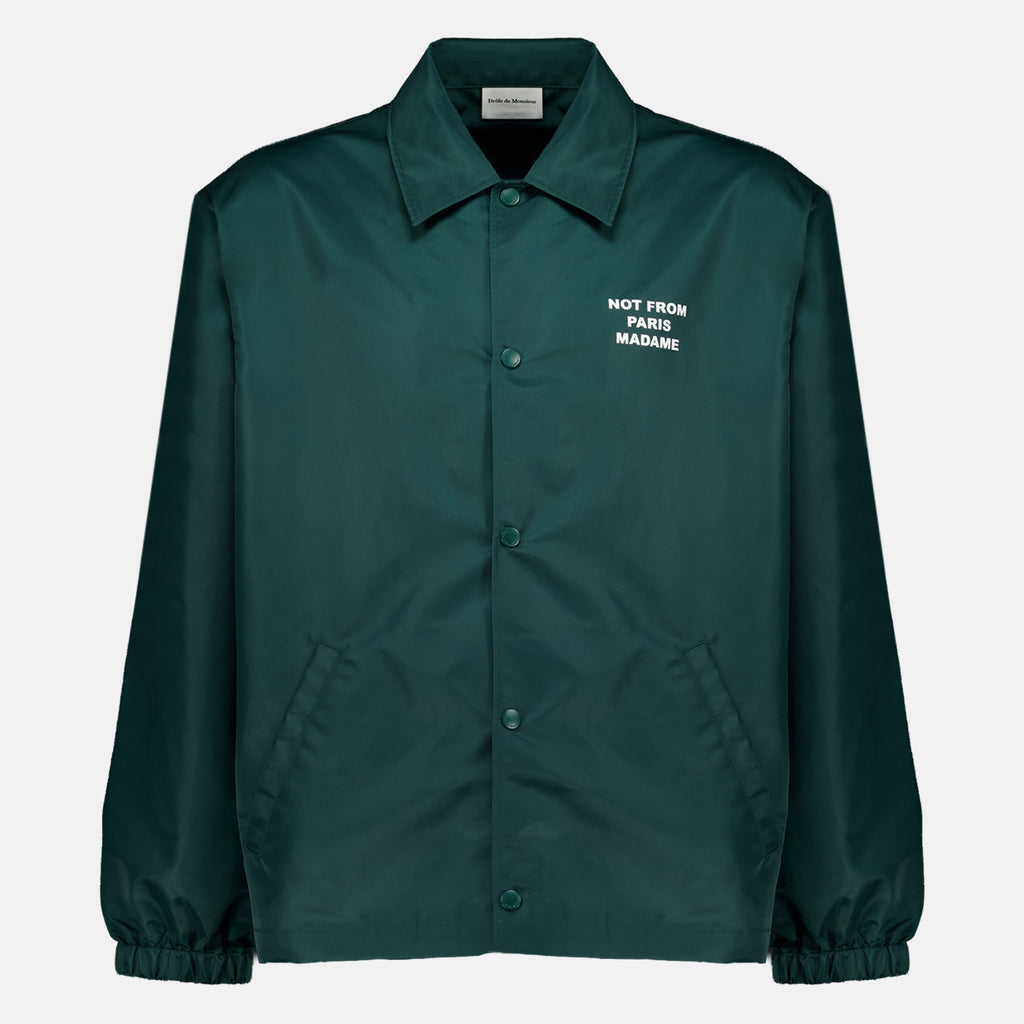 Vestes Veste Slogan verte Drole De Monsieur Vert Homme