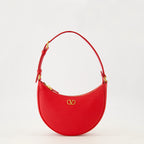 Bild der roten Mini Hobo-Tasche von Valentino Garavani für Frauen - Frühjahr/Sommer 2026 - Vorderansicht