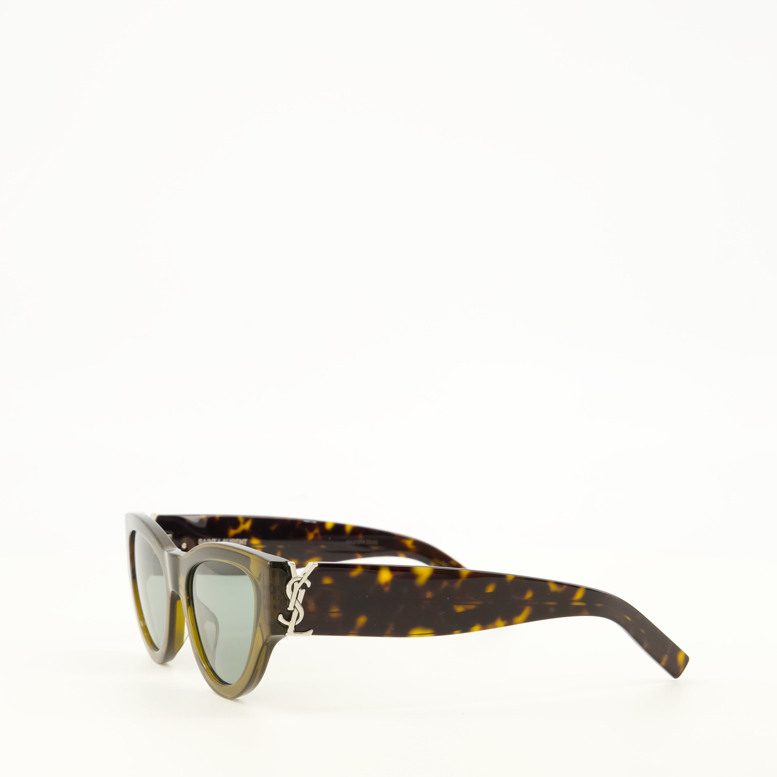 Lunettes Óculos de sol SM M94 Kaki Saint Laurent Kaki Unisexe