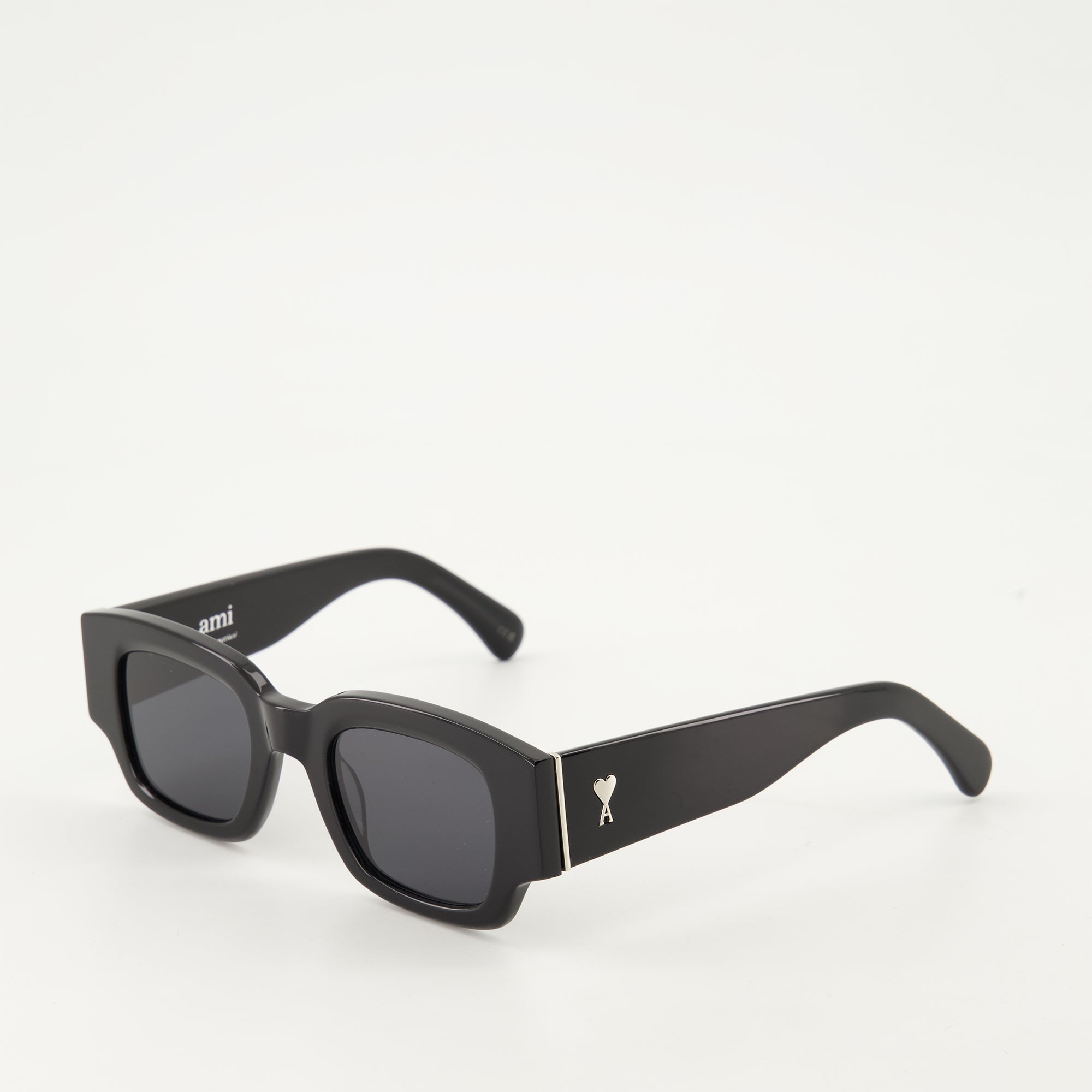 Lunettes Lunettes de soleil AMI de Coeur Ami PARIS Noir Unisexe