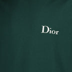 Imagem do artigo Camiseta de algodão verde bordada da marca Dior para Homem - Temporada Primavera-Verão 2026 - Vista Detalhada_1