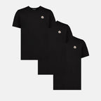 T-shirts Set di T-Shirt con Logo Moncler Noir Homme