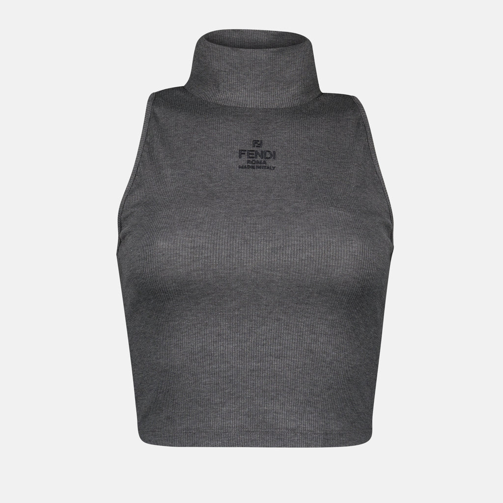 トップス Top sans manches Fendi グレー Femme