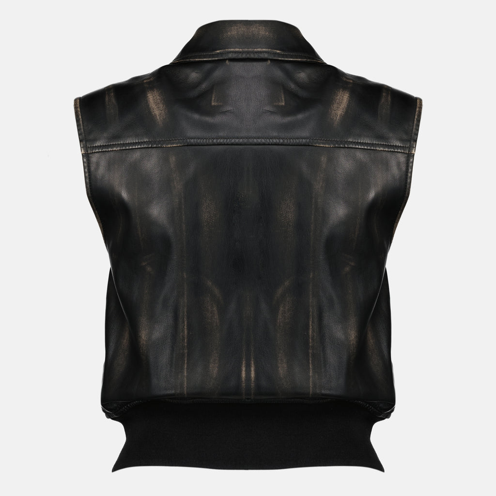 Bild der Diesel-Marke G-Inko ärmellosen Jacke für Damen - Frühjahr-Sommer 2026 - Rückansicht