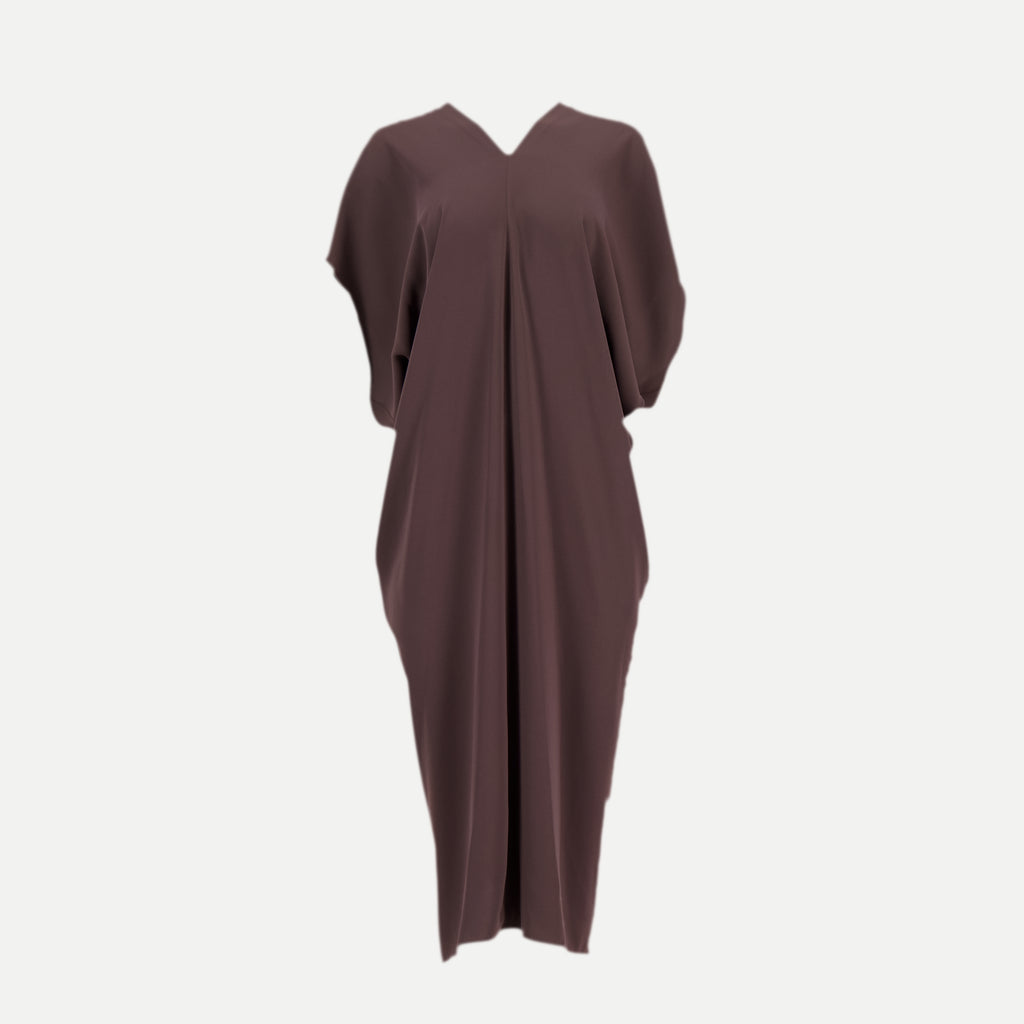 Robes Robe longue Mm6 Marron Femme