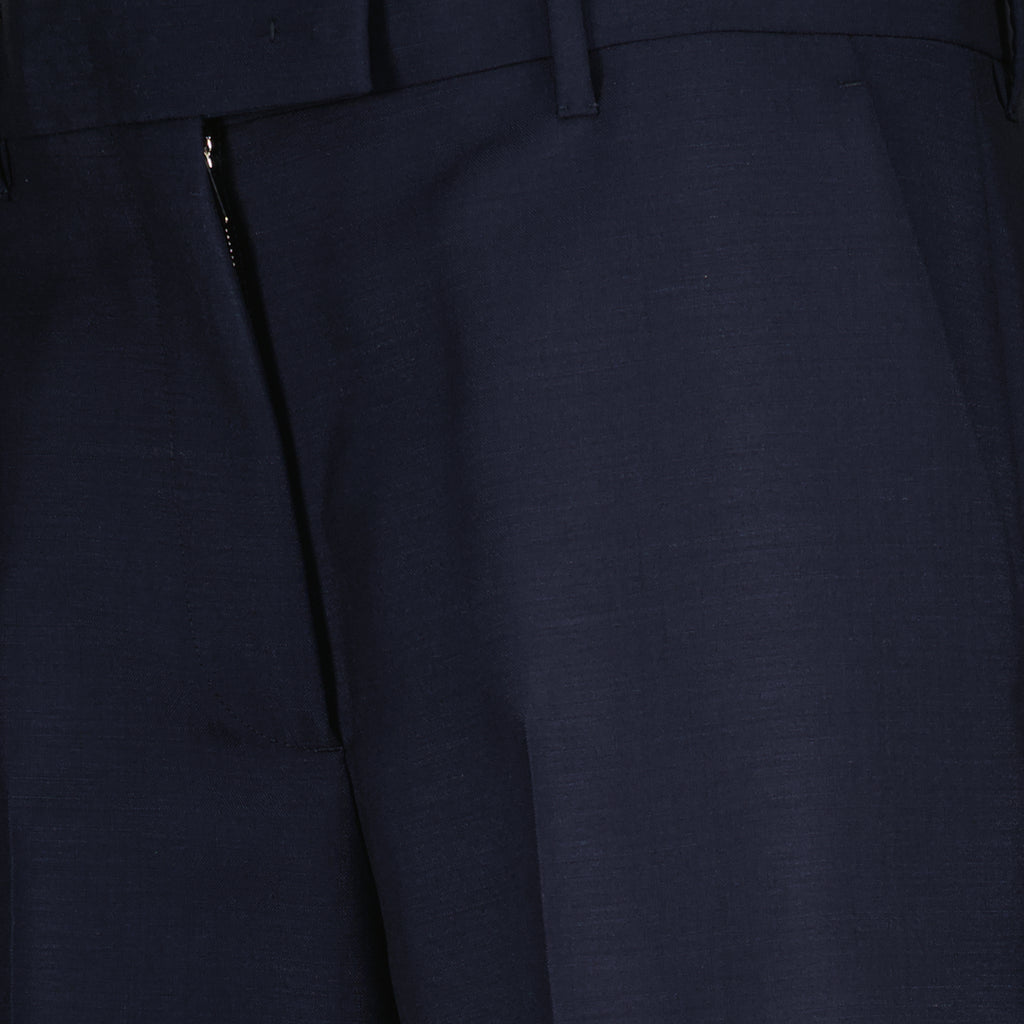 Image de l'article Pantalon cigarette bleu foncé en laine de la marque Miu Miu pour Femme - Saison Printemps-Été 2026 - Vue détaillée_2