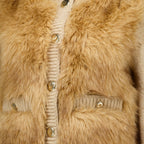 Maille Cárdigan Acolchado Beige Moncler Beige Femme