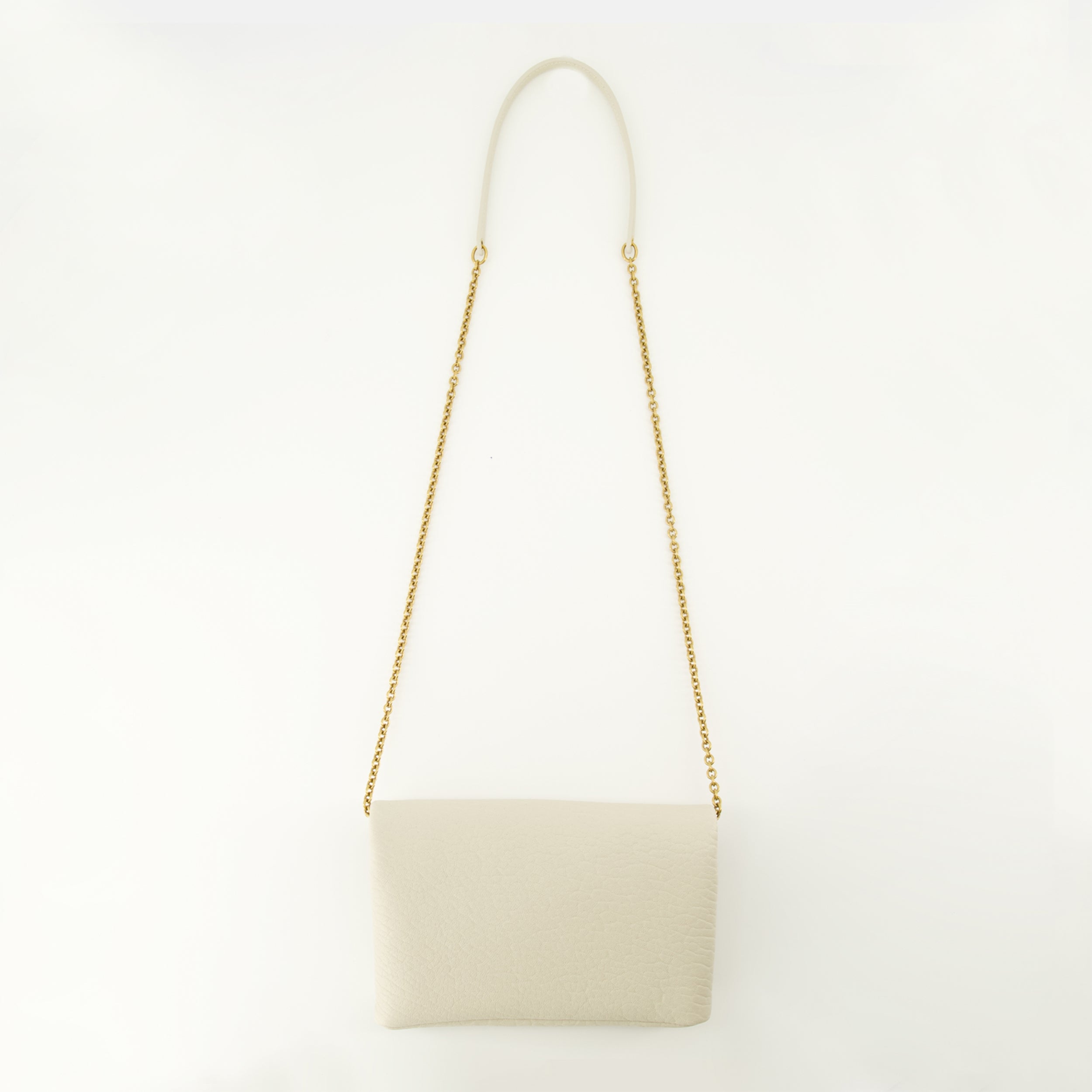 Sacs bandoulière Bolso de cadena Cassandre Saint Laurent Beige Femme