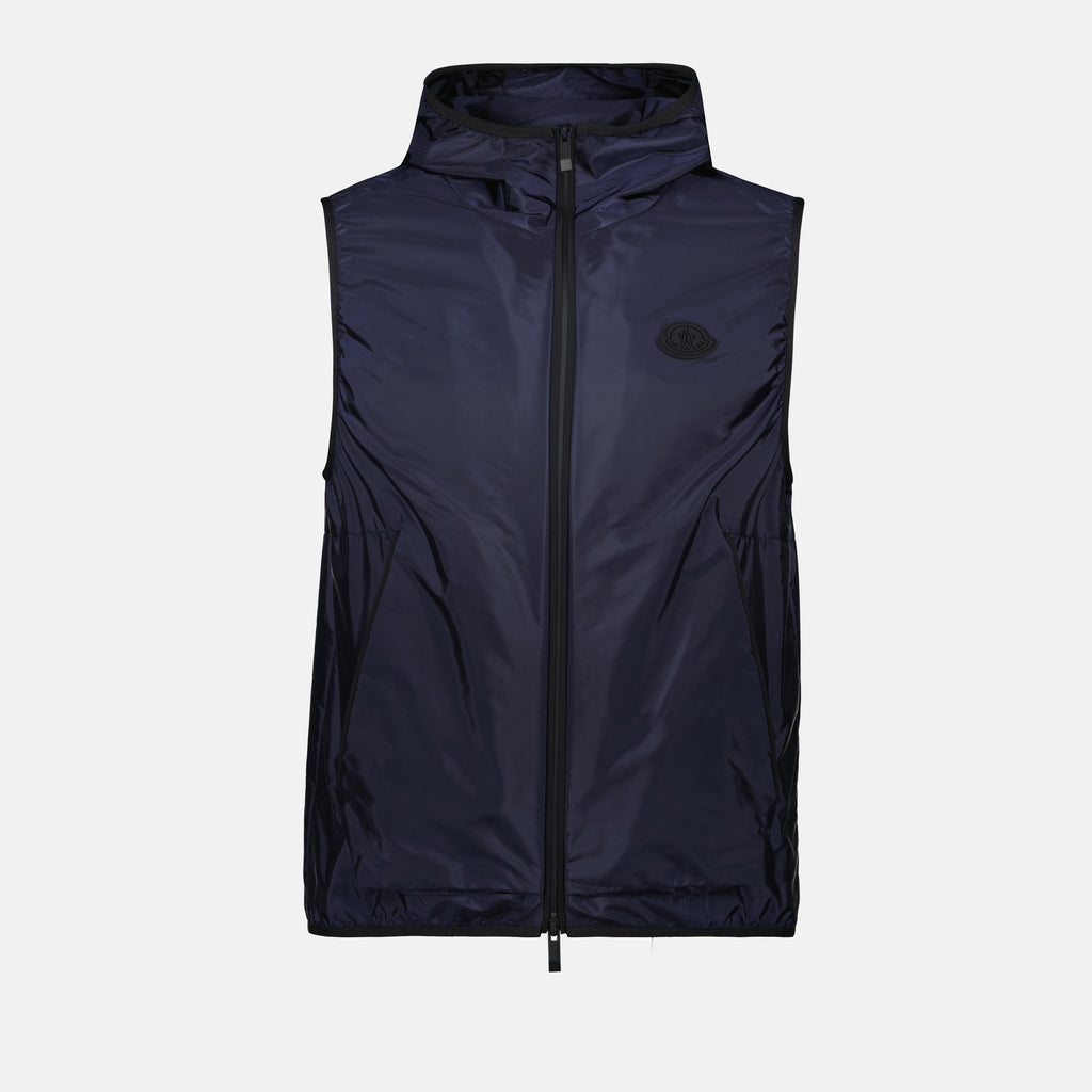 Chaquetas Chaleco Moretan Moncler azul oscuro Homme