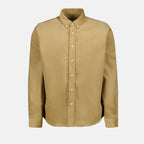 Camisas Chemise Ami de coeur en velours Ami PARIS Beige Unisexo