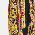 쇼츠 Short en soie Barocco Versace 빨간색 Homme