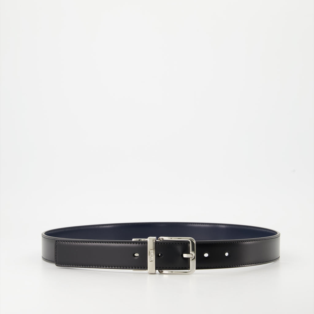 Ceintures Ceinture réversible Dior Noir Homme