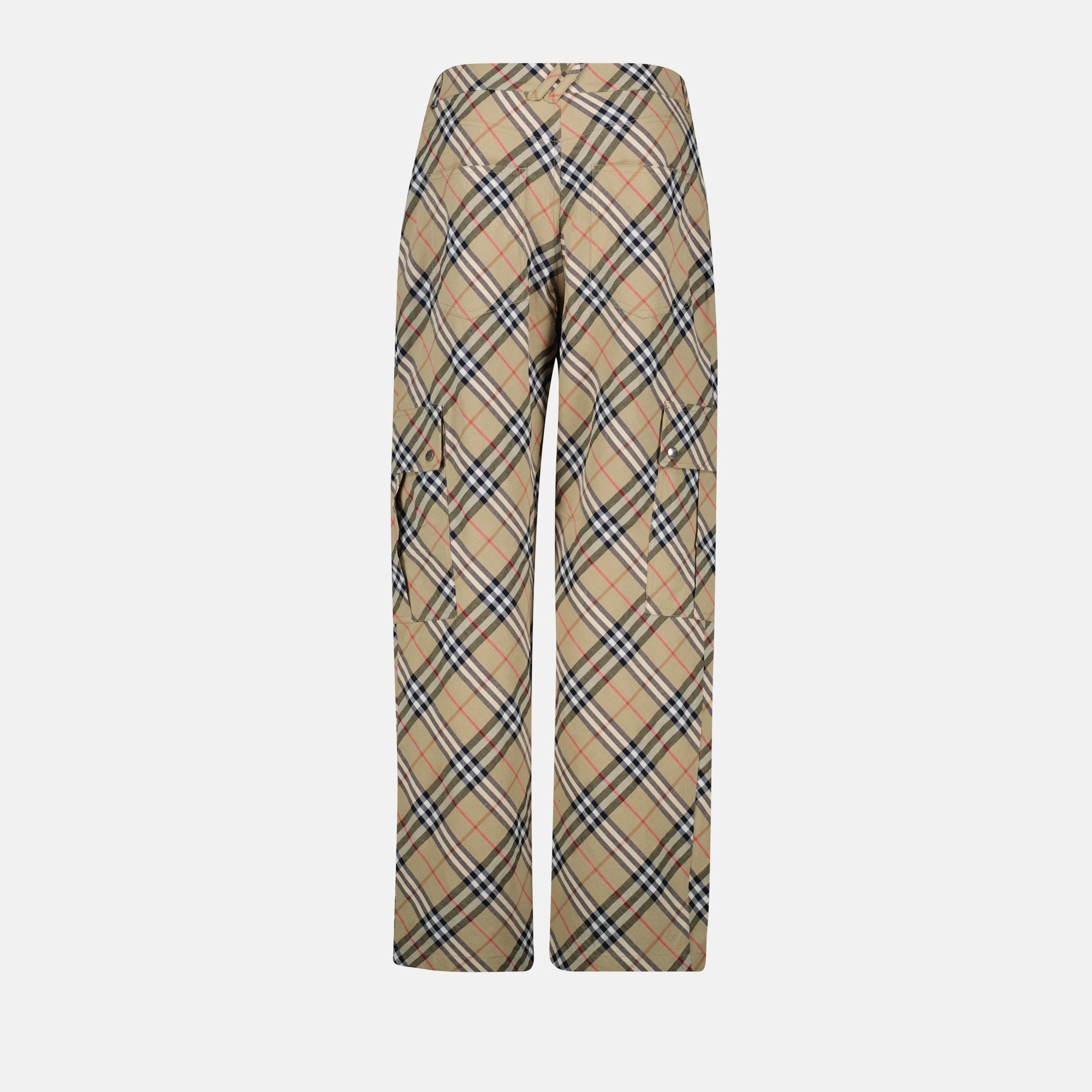 Pantalons Pantalon à carreaux Burberry Beige Homme
