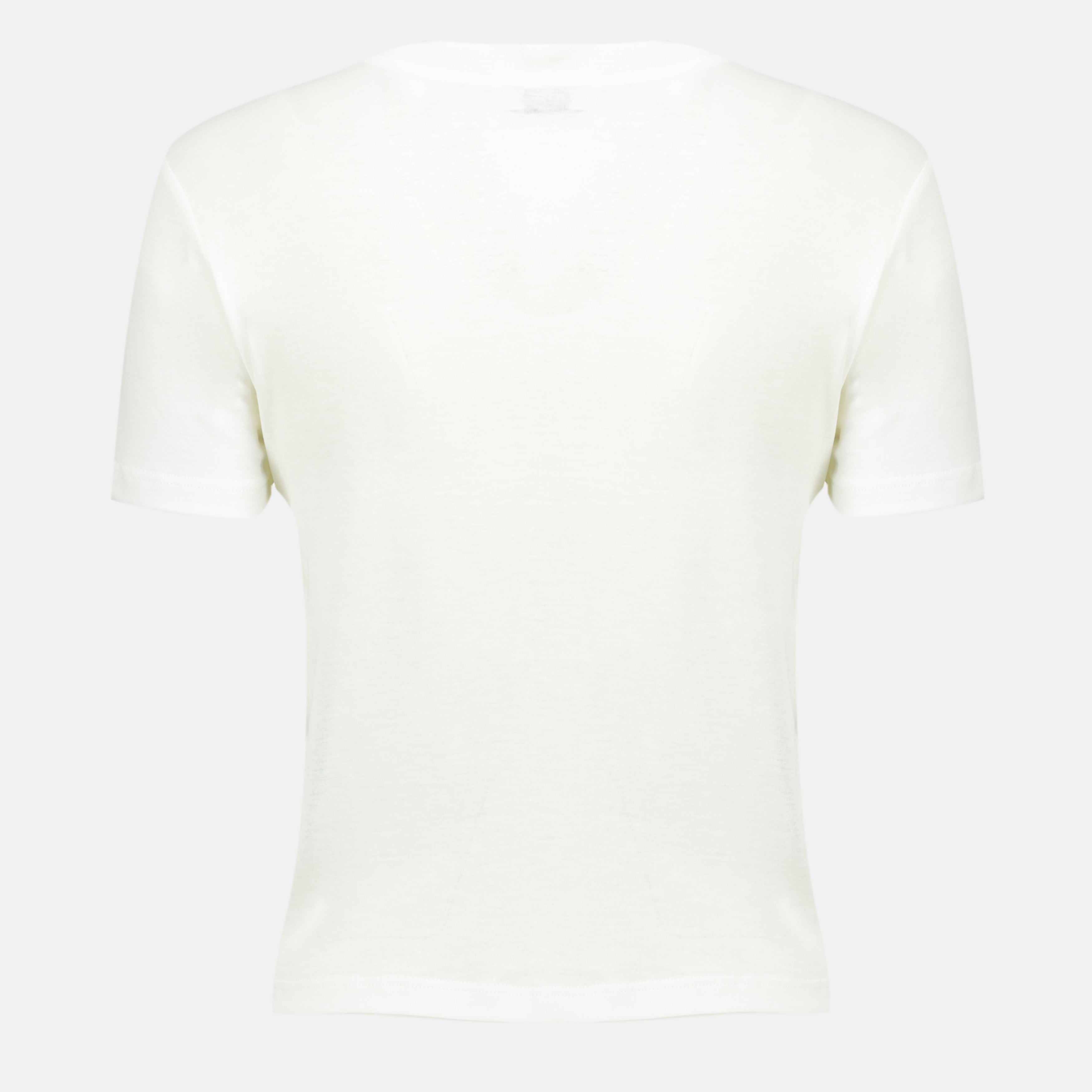 T-shirts T-shirt in Jersey Cotele Bianca Miu Miu Blanc Femme