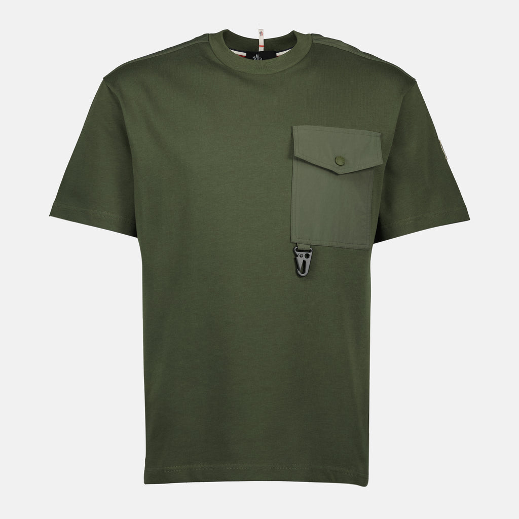 T-shirts T-shirt avec poche Moncler Grenoble Kaki Homme