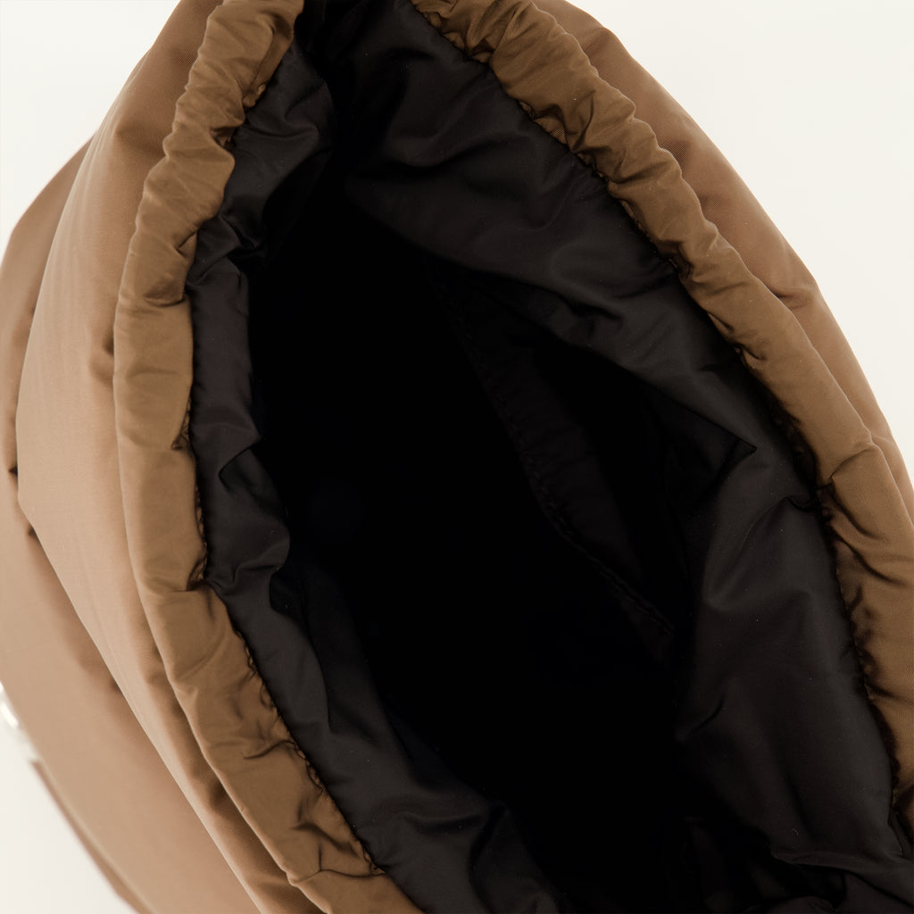 Sacs seau Saco Bucket Caradoc em Nylon Castanho Moncler Marron Femme