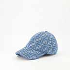 Chapéus, bonés e gorros Casquette FF en denim Fendi Azul Femme