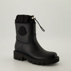 Bottines Mini Bottes Kickstream de pluie Moncler Noir Femme