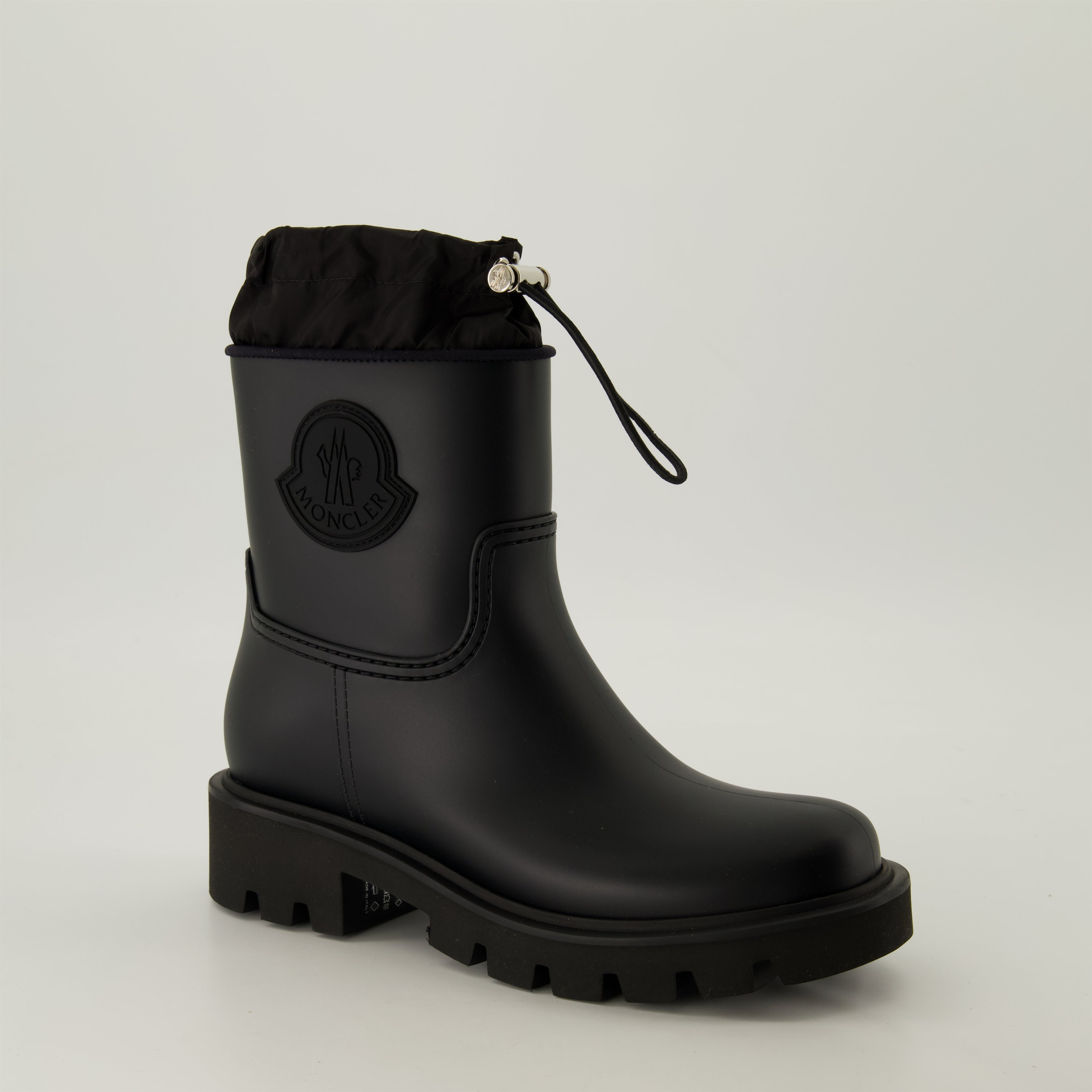Bottines Mini Bottes Kickstream de pluie Moncler Noir Femme