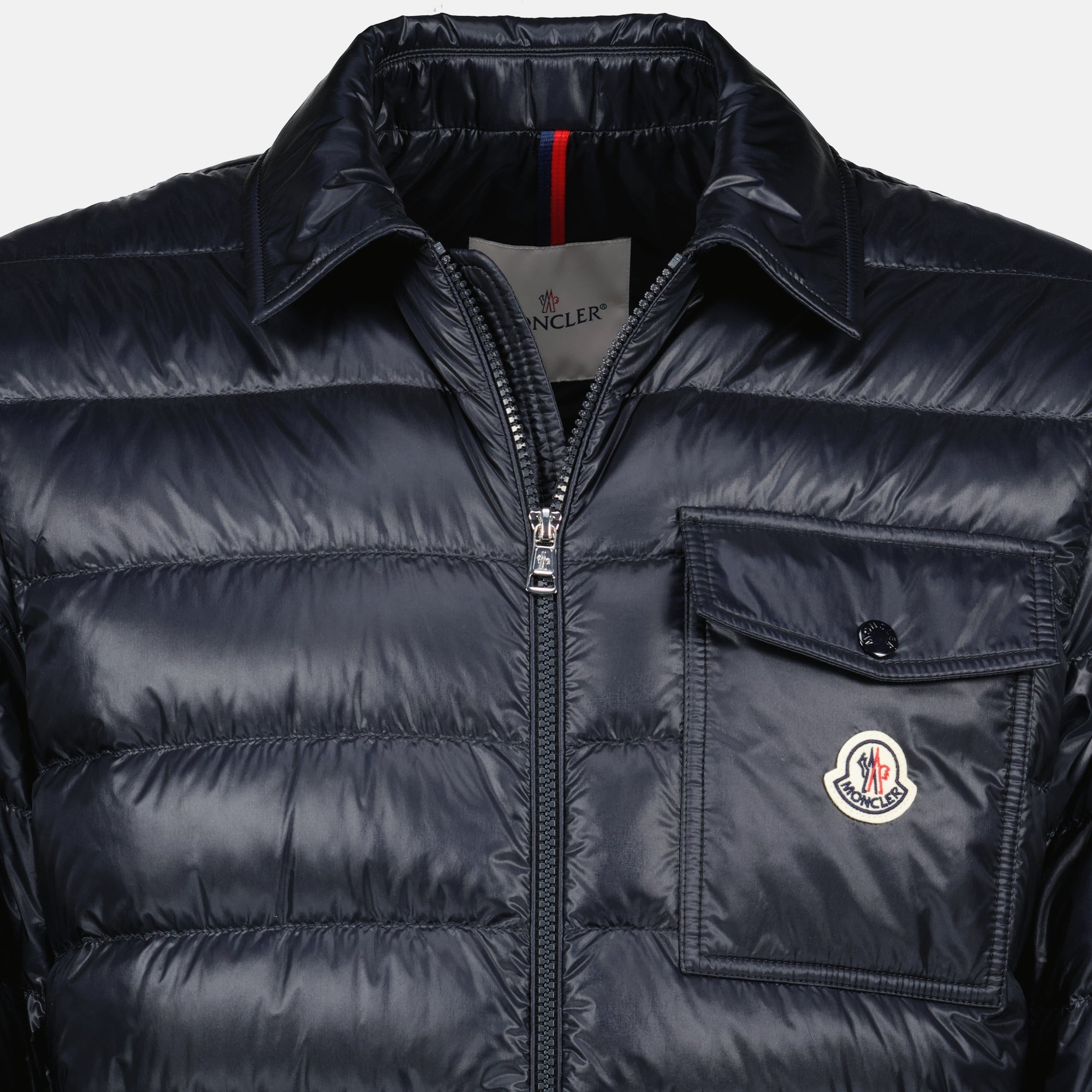Image de l'article Doudoune Mourillon bleu marine de la marque Moncler pour Homme - Saison Printemps-Été 2026 - Vue détaillée_1
