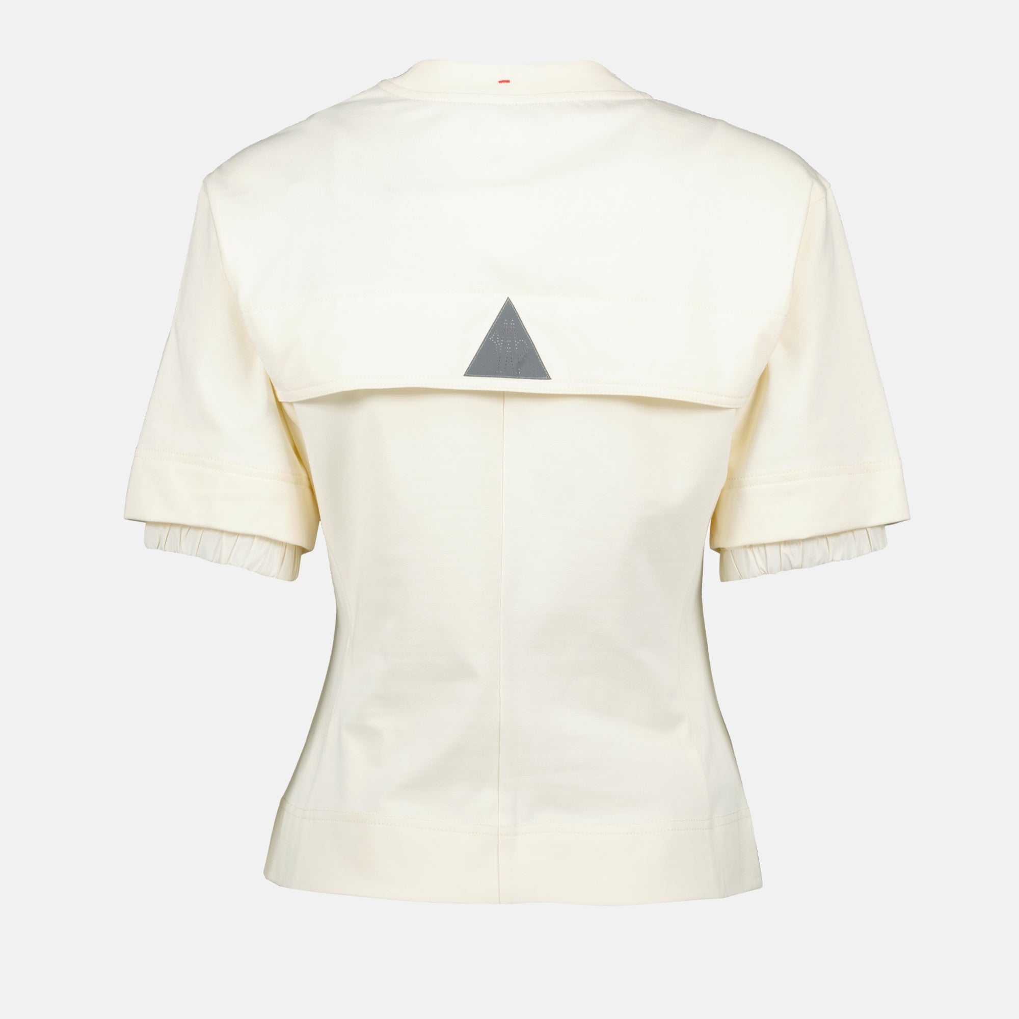 T-shirt T-shirt con Logo Moncler Grenoble Beige Femme