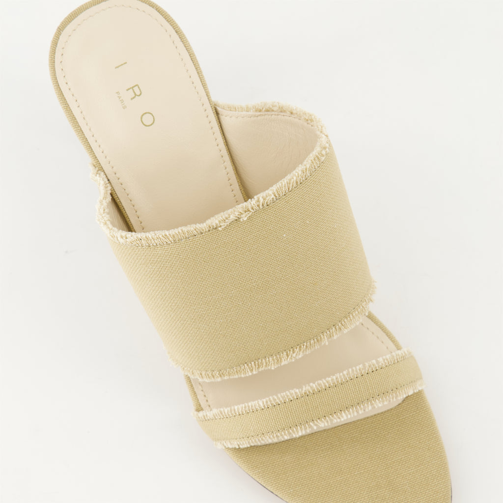 Offene schuhe Garnett Mules Iro Beige Femme