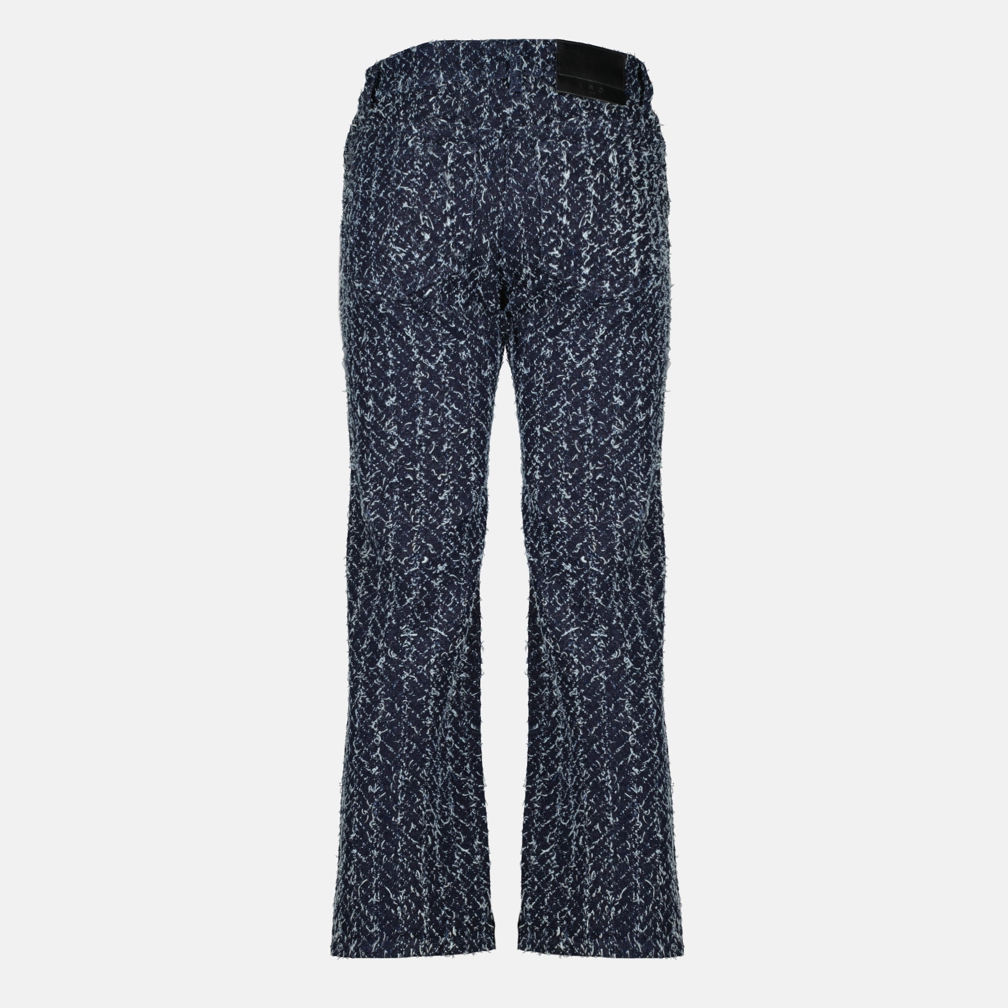 Pantalons Straight Blue Boucle Denim Jean Iro Bleu foncé Femme