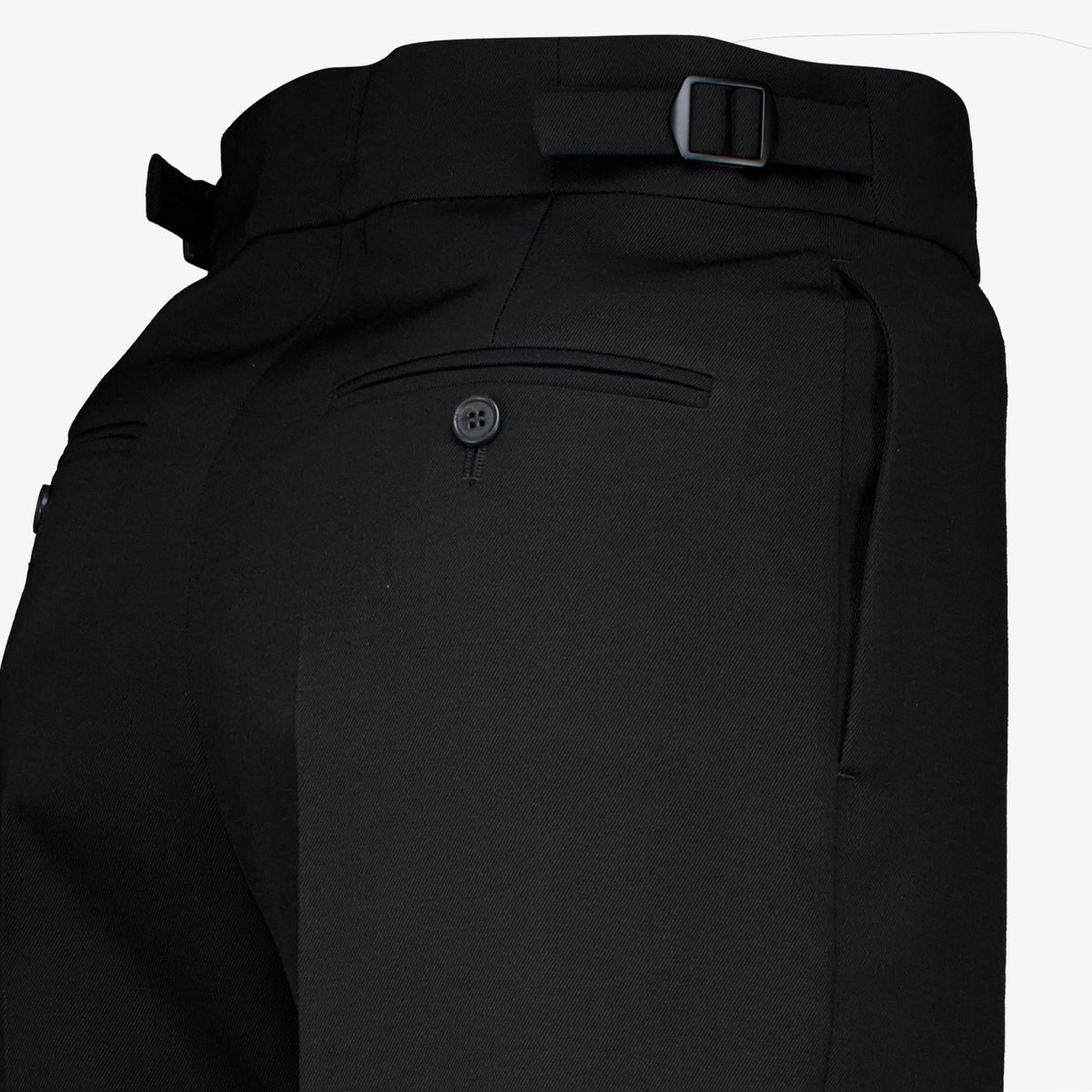 Pantalons Pantalon noir en gabardine Prada Noir Femme