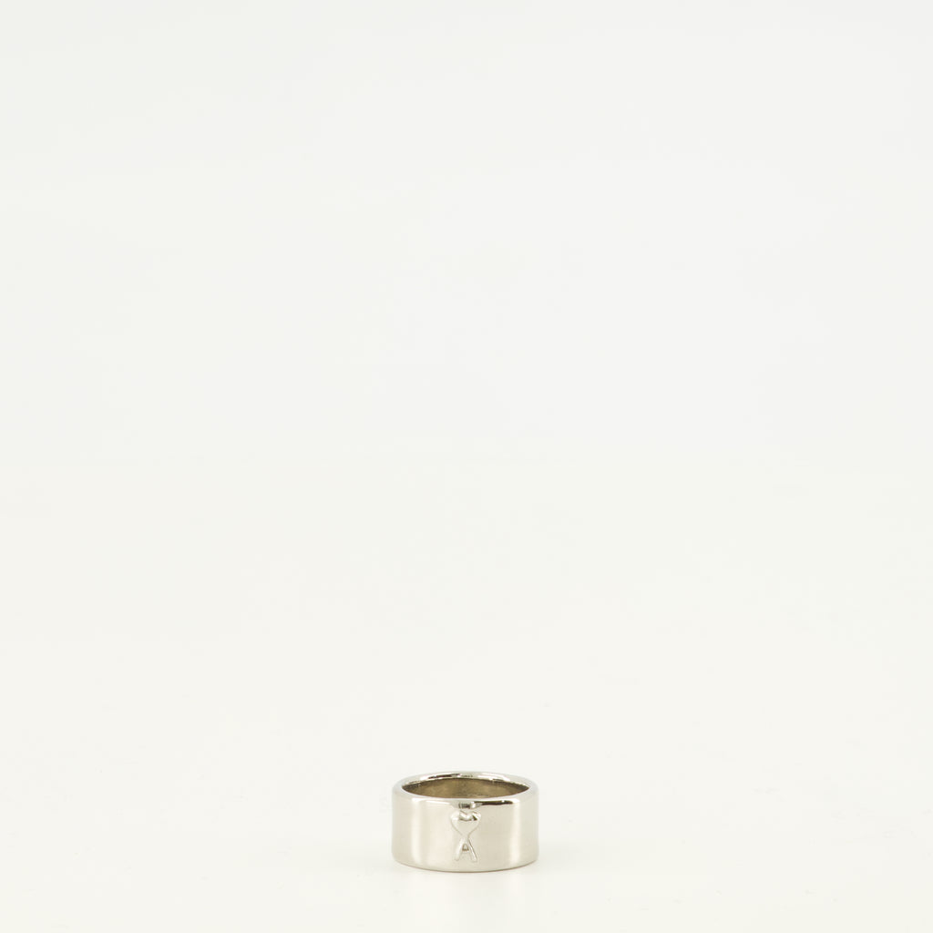Bijoux Bague AMI de coeur argenté Ami PARIS Argenté Unisexe