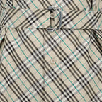 Dresses Check Plaid Dress Burberry Beige Femme
