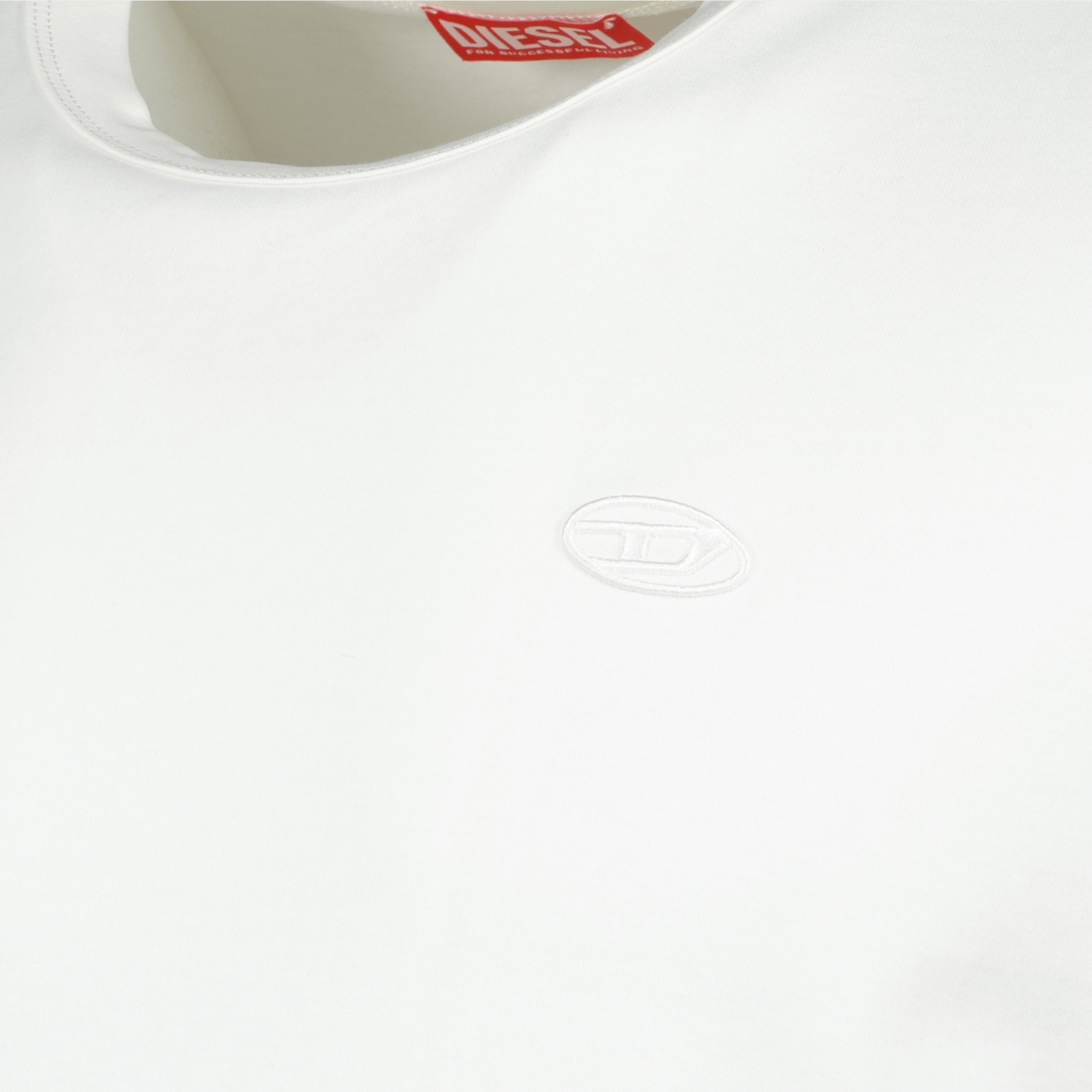 T-shirts T-shirt blanc T-Adjust-Slits Diesel Blanc Homme